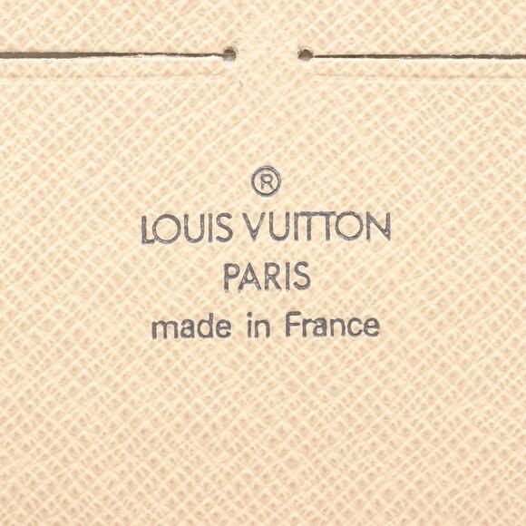 LOUIS VUITTON White Damier Leather Wallet - Picture 4 of 6